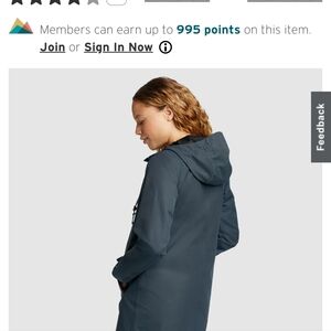 Eddie bauer charly parka in BLACK size M